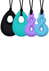 superb little bpa free silicone chewable necklace 